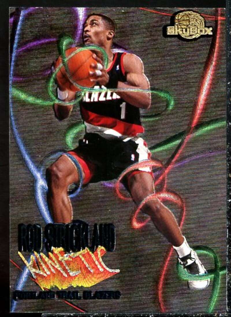 Rod Strickland Card 1995-96 SkyBox Premium Kinetic #K8  Image 1