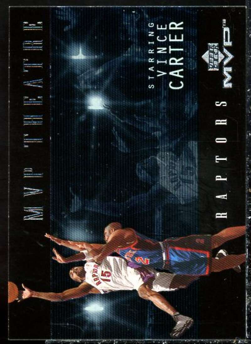 Vince Carter Card 2000-01 Upper Deck MVP Theatre #M6  Image 1