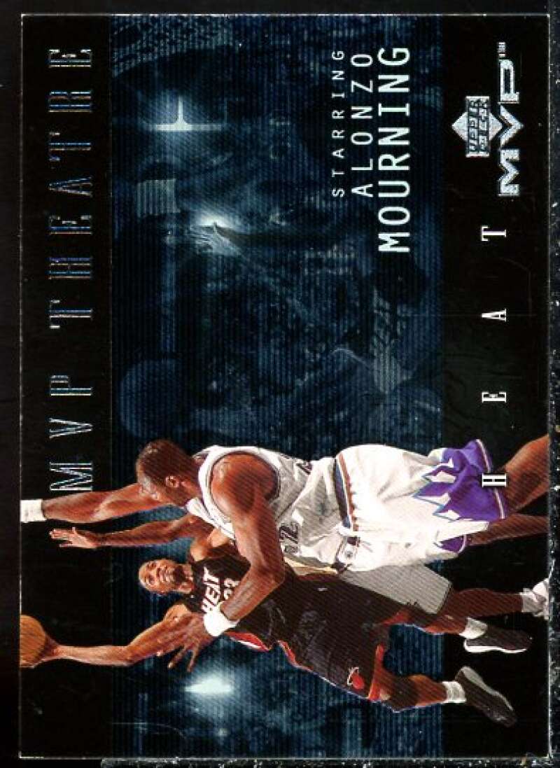 Alonzo Mourning Card 2000-01 Upper Deck MVP Theatre #M2  Image 1