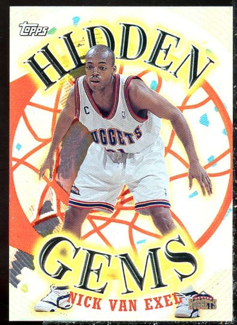 Nick Van Exel Card 2000-01 Topps Hidden Gems #HG9  Image 1