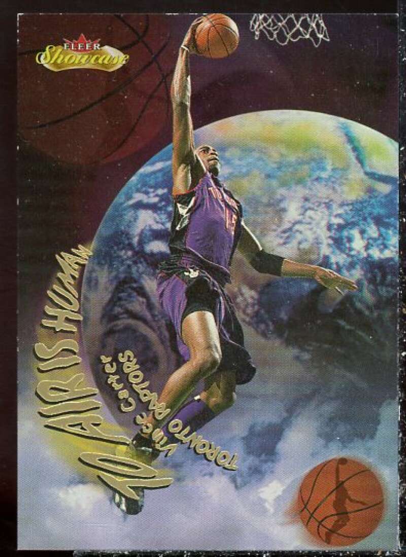 Vince Carter Card 2000-01 Fleer Showcase To Air is Human #1  Image 1