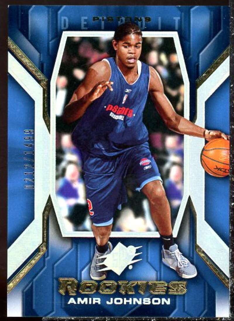 Amir Johnson Rookie Johnson Card 2005-06 SPx #116  Image 1