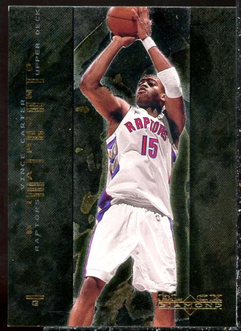 Vince Carter Card 2000-01 Black Diamond Might #DM3  Image 1