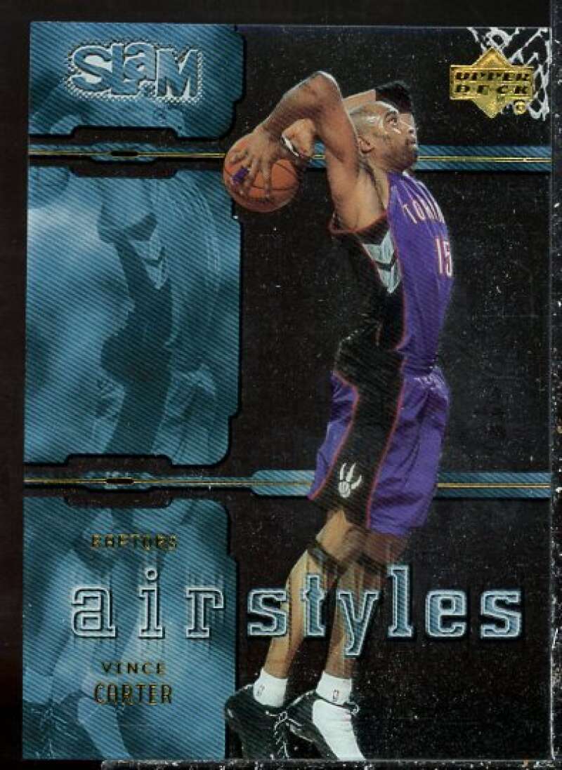 Vince Carter Card 2000-01 Upper Deck Slam Air Styles #AS2  Image 1