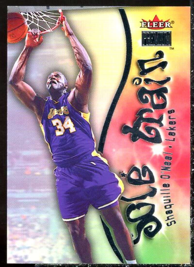 Shaquille O'Neal Card 2000-01 Fleer Premium Sole Train #ST5  Image 1