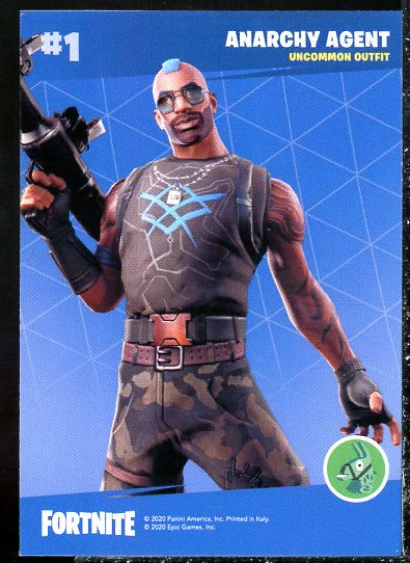 Sklaxis Italy Card 2020 Panini Fortnite Series 2 Cracked Ice #167  Image 2
