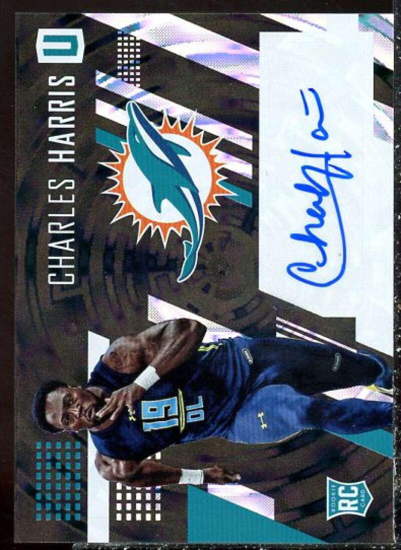 Charles Harris Card 2017 Panini Unparalleled Rookie Autographs #240  Image 1