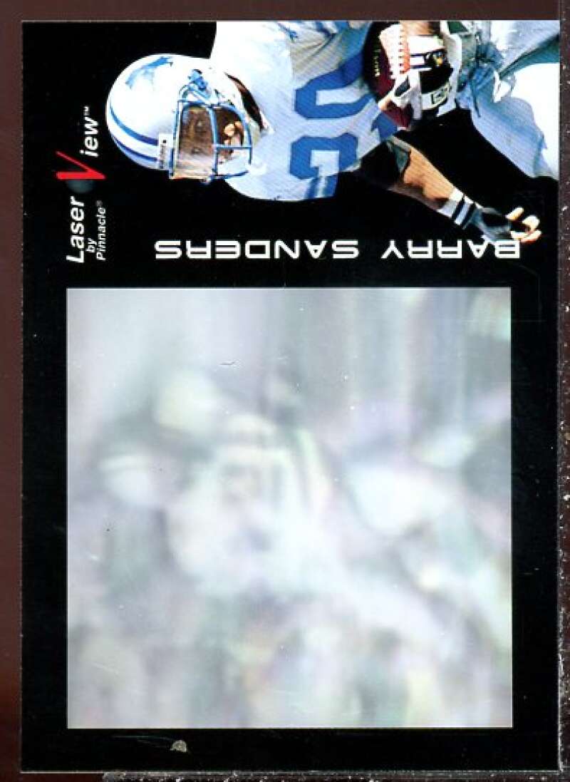 Barry Sanders Card 1996 Laser View #6  Image 1