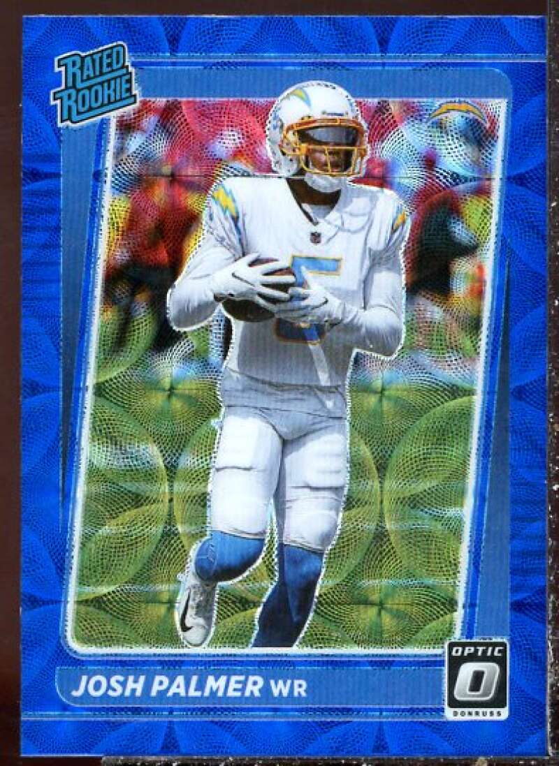 Josh Palmer RR Rookie Card Card 2021 Donruss Optic Blue Hyper #229 –