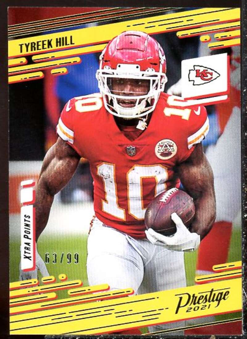 Tyreek Hill Card 2021 Prestige Xtra Points Gold #88  Image 1