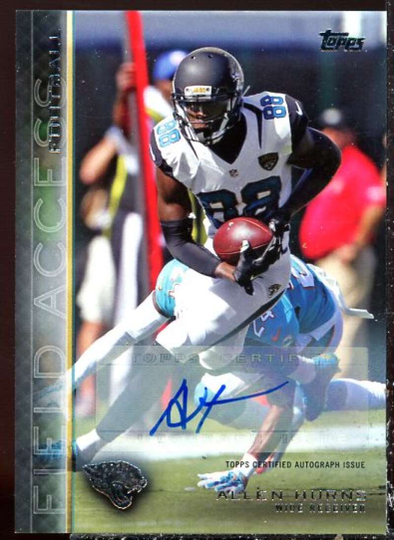 Allen Hurns Card 2015 Topps Field Access Autographs #15  Image 1