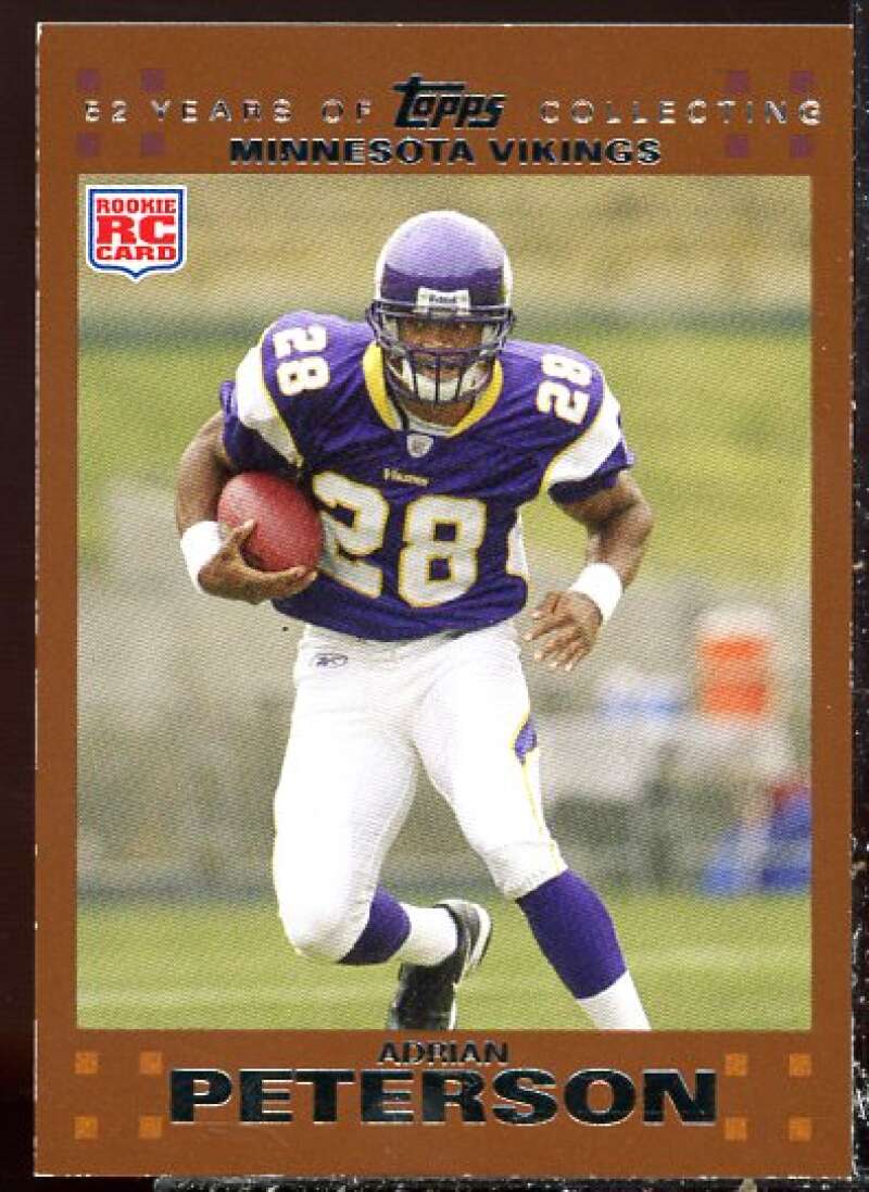 2007 Topps Chrome - White Refractor #TC181 Adrian Peterson /869 (RC) for  sale online