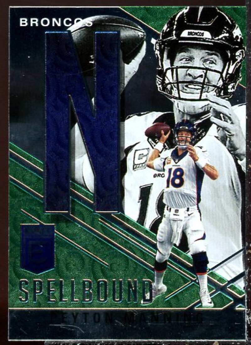 Peyton Manning Card 2021 Elite Spellbound Green #20  Image 1