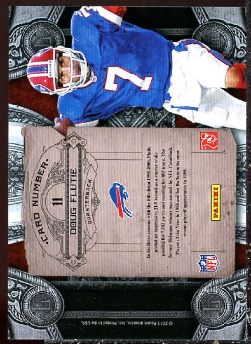 Doug Flutie Card 2011 Crown Royale Living Legends #11  Image 2