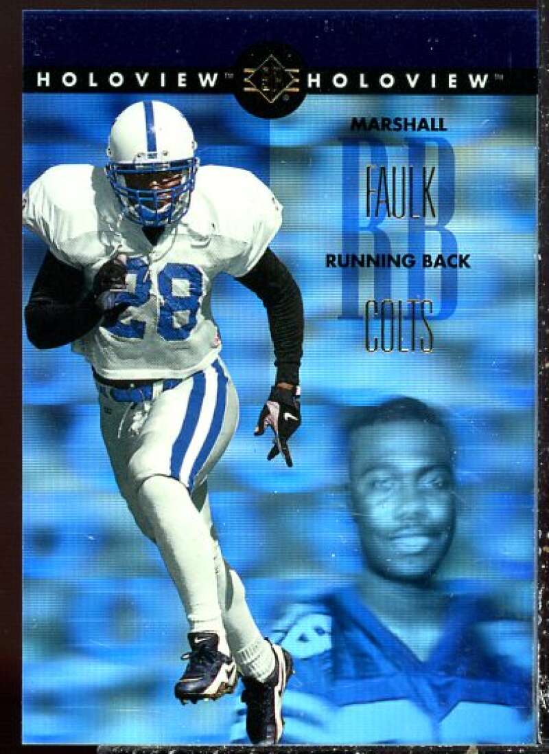 Marshall Faulk Card 1996 SP Holoviews #15  Image 1