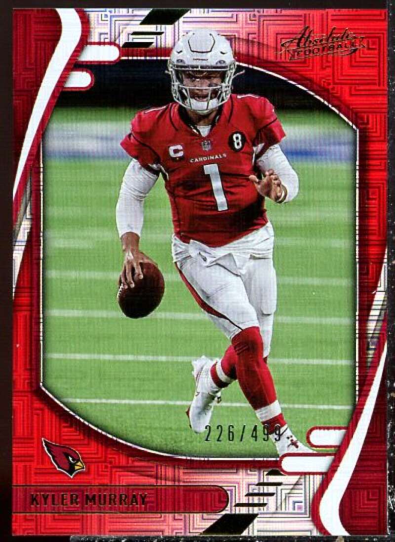 Kyler Murray Card 2021 Absolute Red Squares #15  Image 1