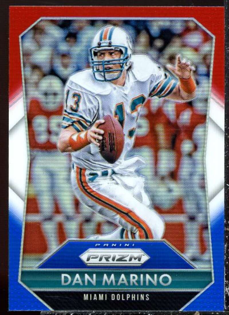 Dan Marino Card 2015 Panini Prizm Prizms Red White And Blue #13  Image 1