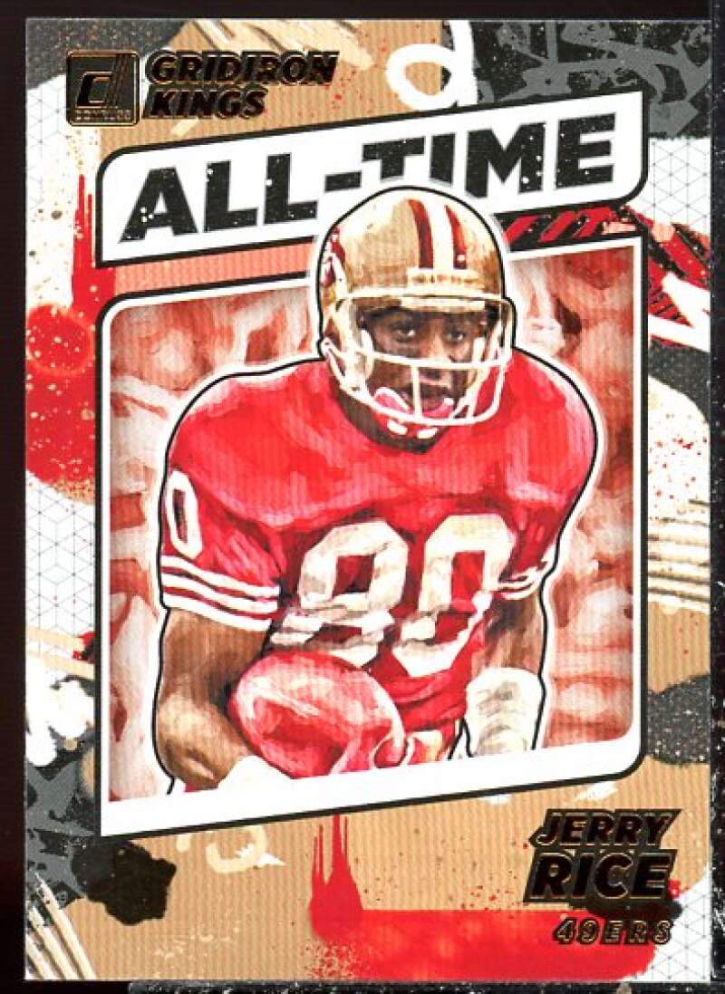 Jerry Rice Card 2021 Donruss All Time Gridiron Kings #13  Image 1