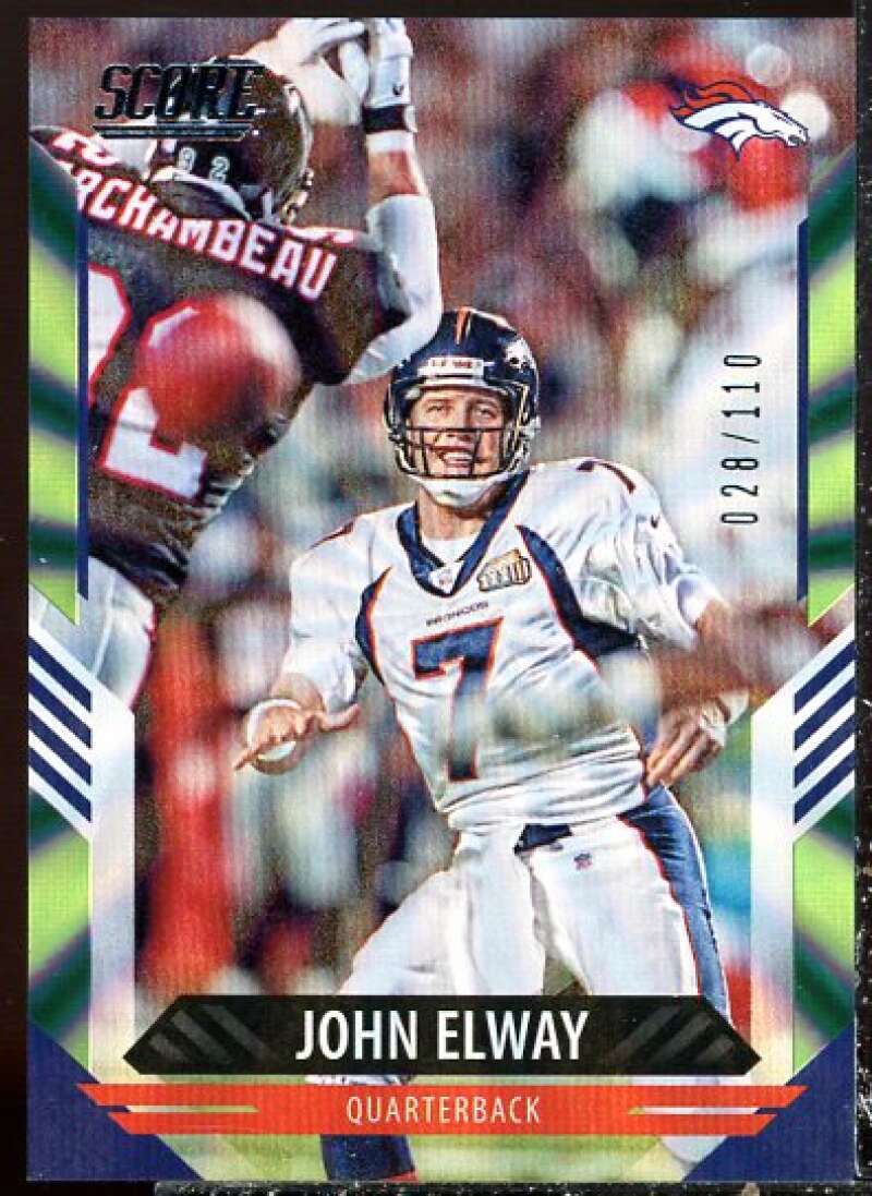 John Elway Card 2021 Score Spokes #223  Image 1