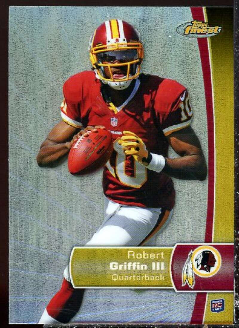 Robert Griffin Iii 2012 Topps Triple Threads Rookie Jersey Auto Rc #d 55/75