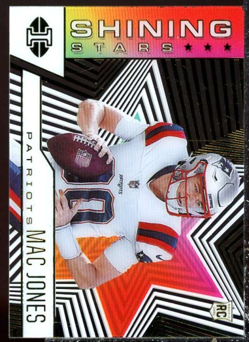 Mac Jones Card 2021 Panini Illusions Shining Stars Orange #16  Image 1