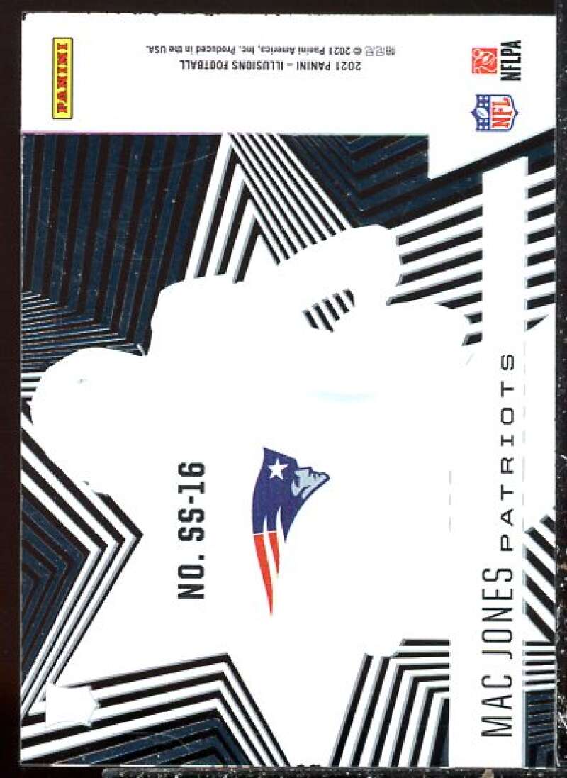 Mac Jones Card 2021 Panini Illusions Shining Stars Orange #16  Image 2