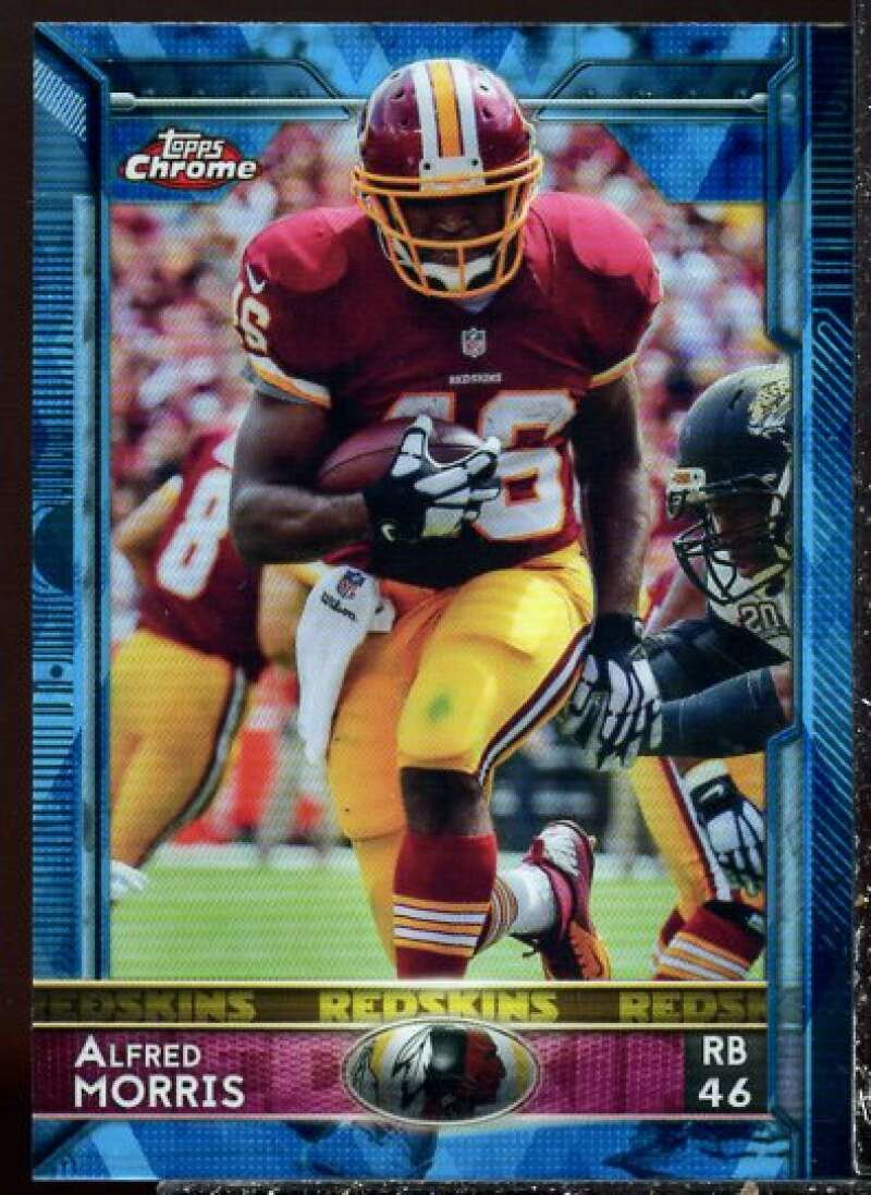 Alfred Morris Card 2015 Topps Chrome Blue Wave Refractors #57  Image 1