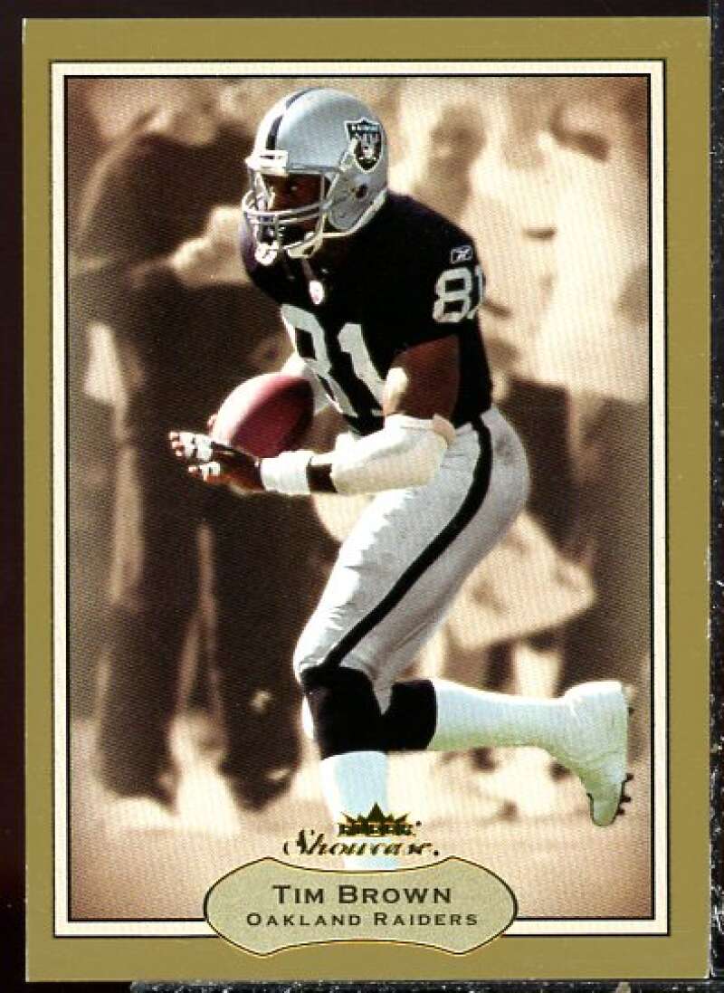 Tim Brown Card 2003 Fleer Showcase Legacy #51  Image 1