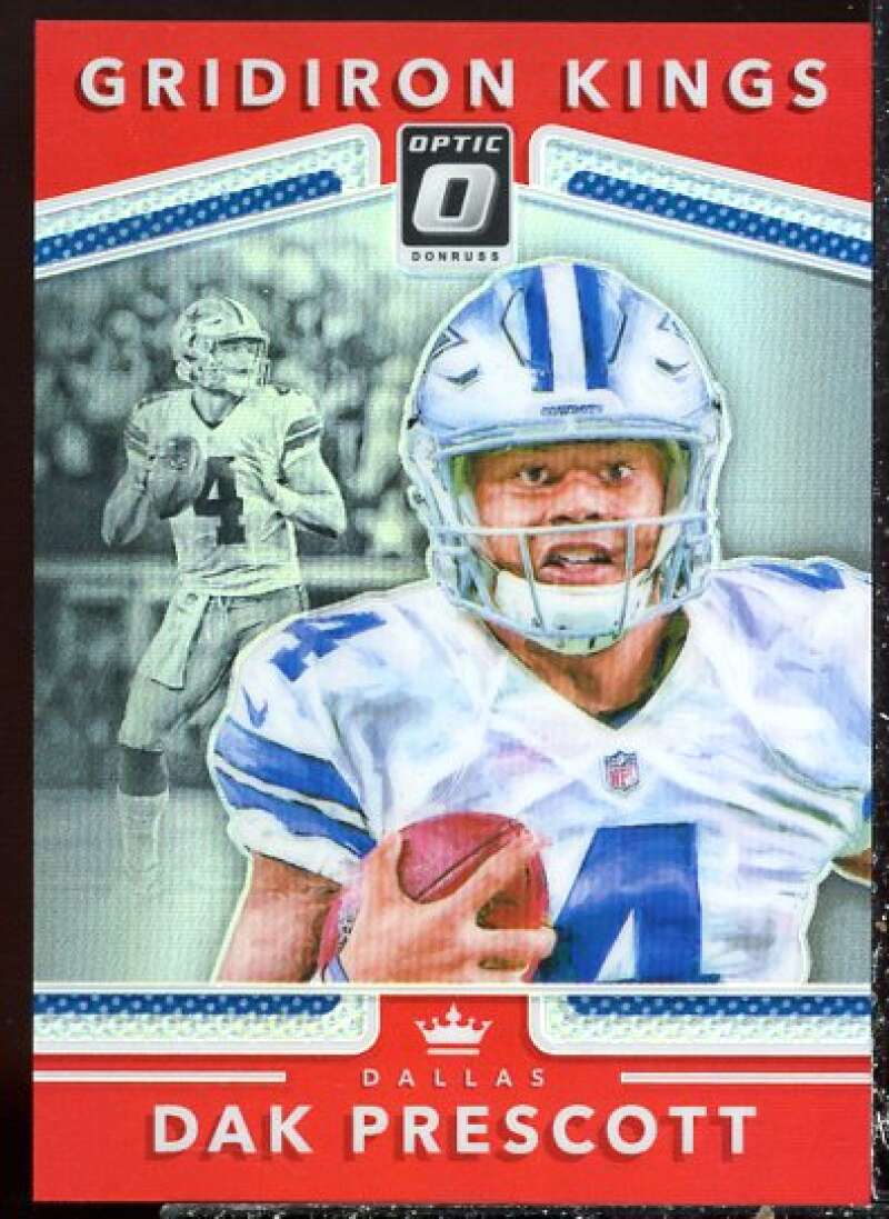 Dak Prescott Card 2017 Donruss Optic Gridiron Kings Red #29  Image 1