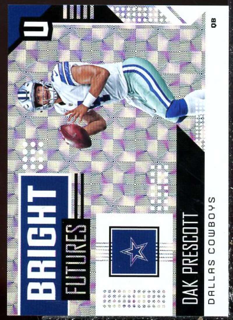 Dak Prescott Card 2018 Panini Unparalleled Bright Futures Hyper #1  Image 1