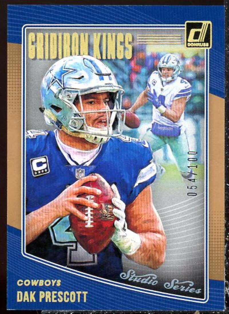 Dak Prescott Card 2018 Donruss Gridiron Kings Studio Series #12  Image 1