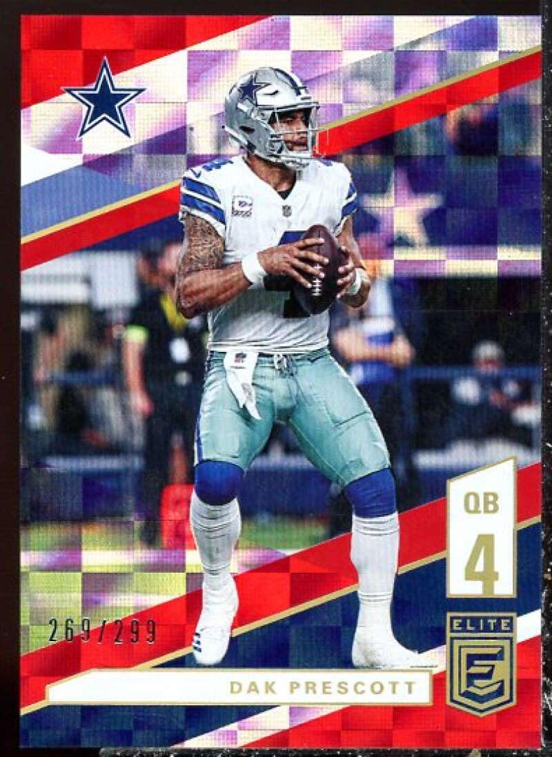 Dak Prescott Card 2019 Elite Red #19  Image 1