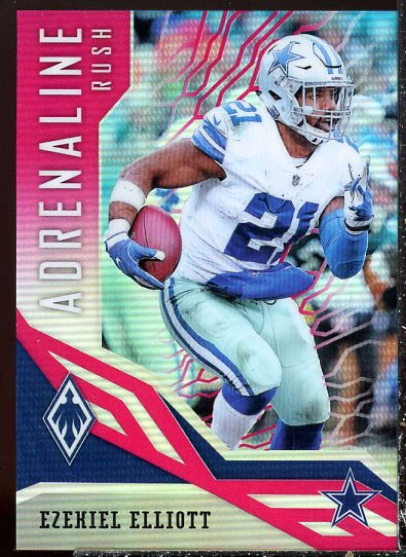 Ezekiel Elliott Card 2018 Panini Phoenix Adrenaline Rush Pink #2  Image 1