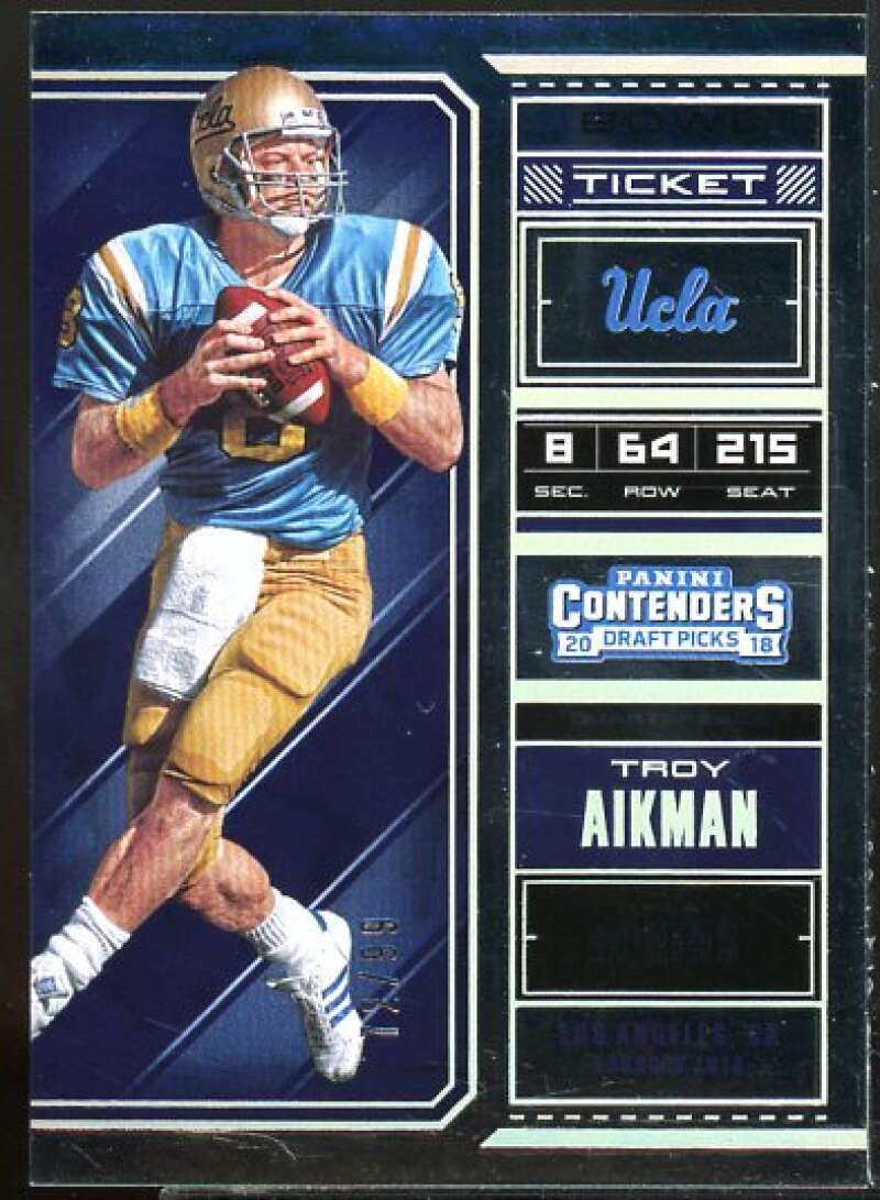 Troy Aikman Card 2018 Panini Contenders Draft Picks Bowl Ticket #97  Image 1