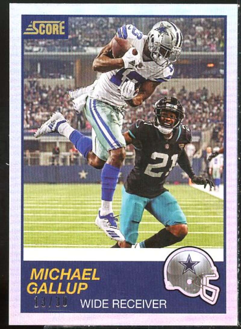 Michael Gallup Card 2019 Score 30th Anniversary #169  Image 1