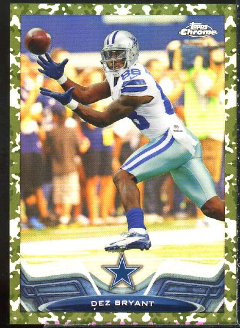 Dez Bryant Card 2013 Topps Chrome Camo Refractors #95  Image 1