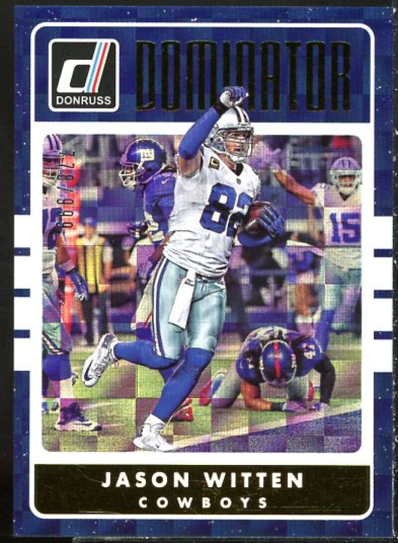 Jason Witten Card 2016 Donruss Dominators #39  Image 1