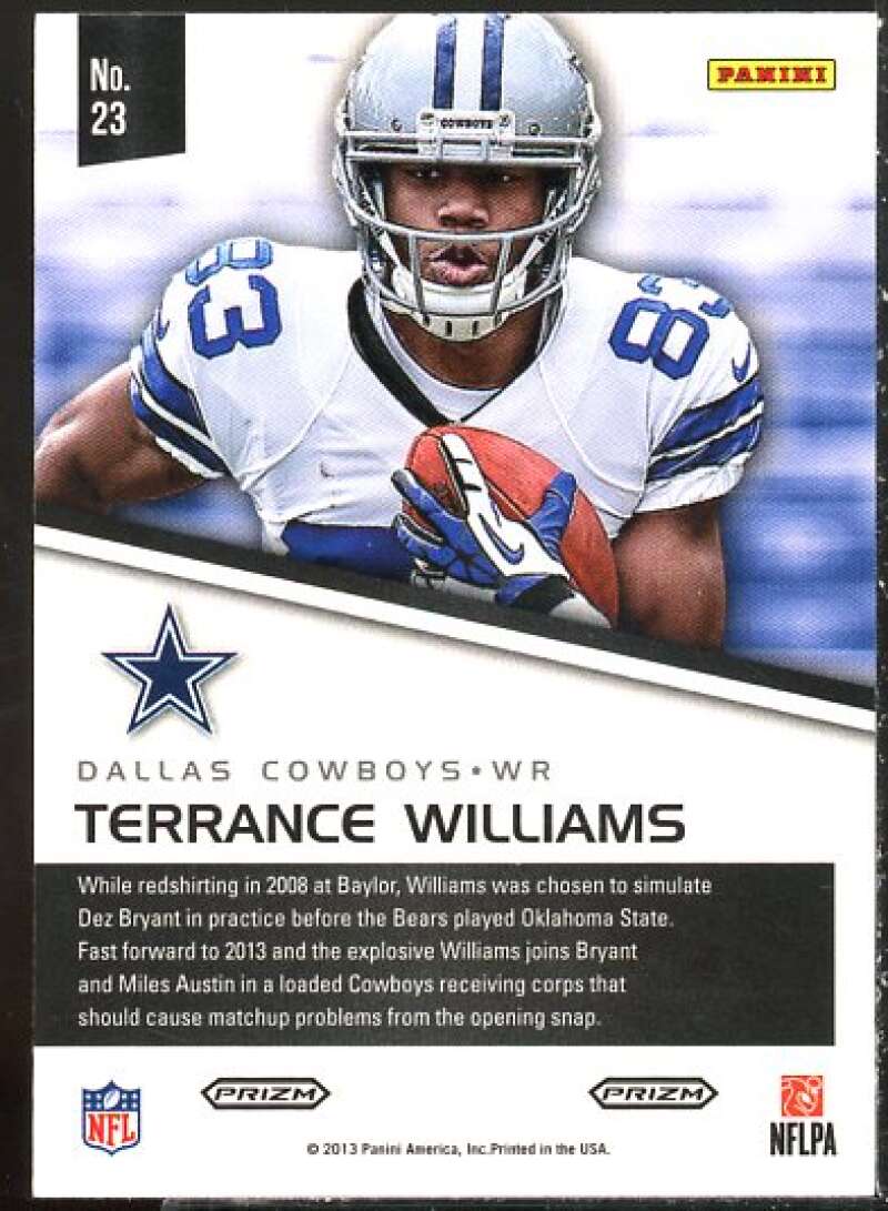 Terrance Williams Rookie Card 2013 Panini Building Blocks #23  Image 2