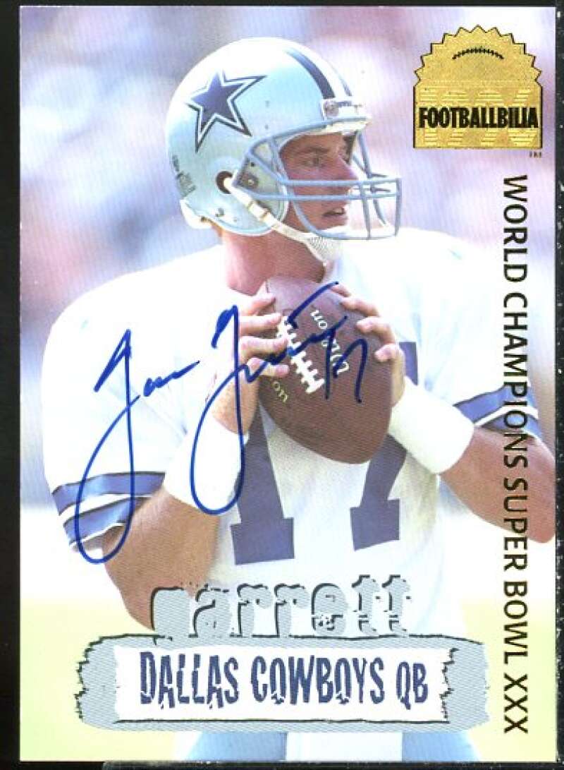 Jason Garrett Card 1996 Collector's Edge Cowboybilia Autographs #DCA6  Image 1