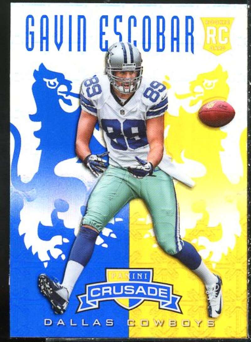 Gavin Escobar Rookie Card 2013 Panini Rookie Crusade #9  Image 1