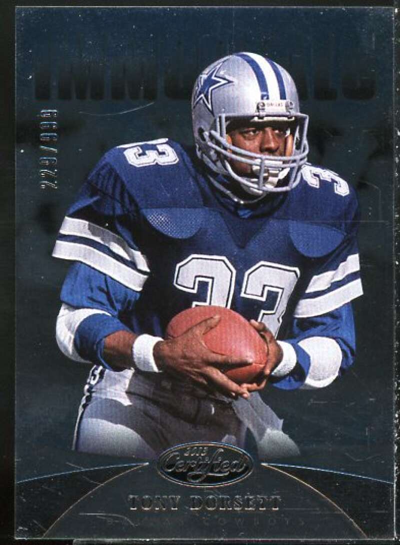 Tony Dorsett IMM Card 2013 Certified #196  Image 1