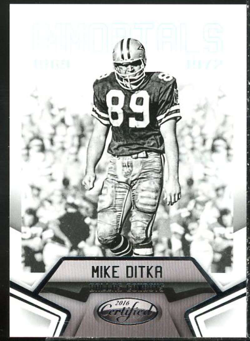 Mike Ditka IMM Card 2016 Certified Mirror Silver #108  Image 1