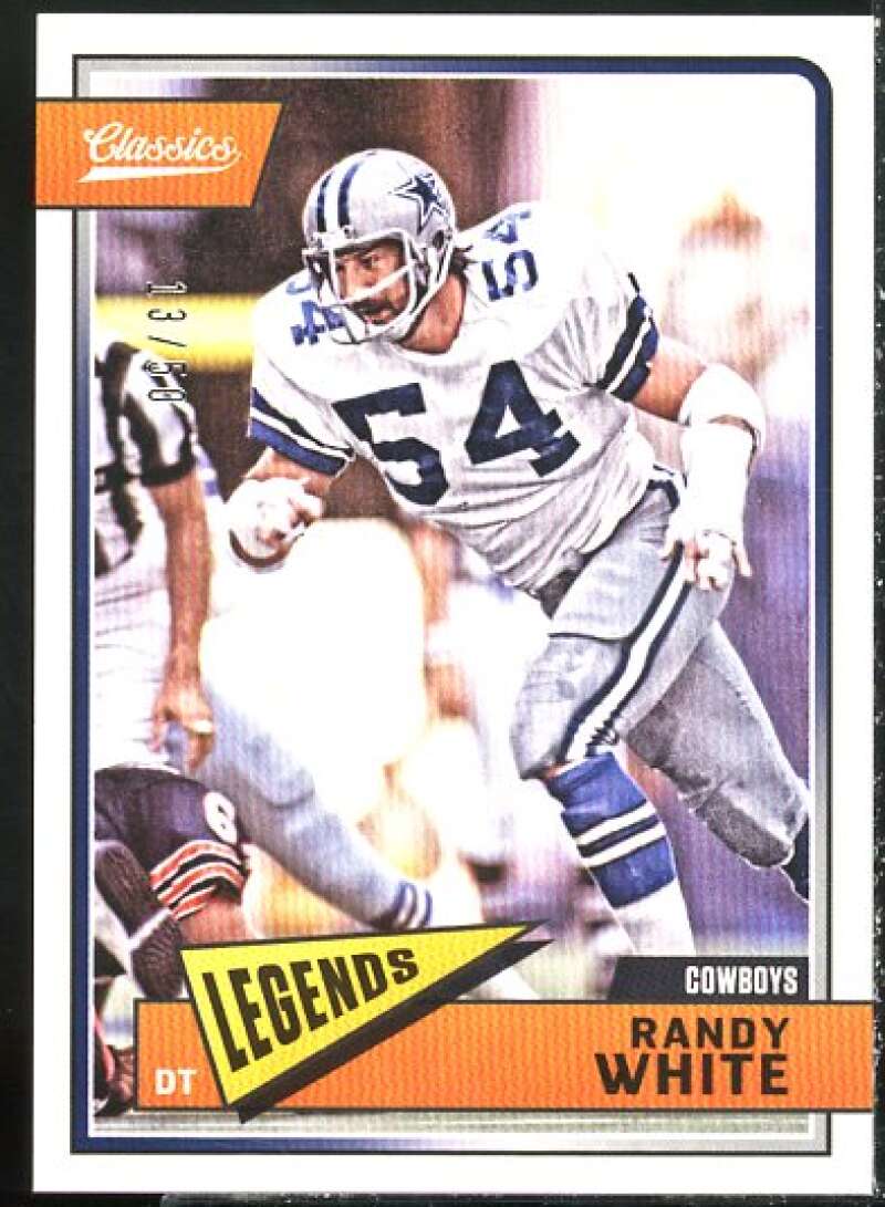 Randy White Card 2018 Classics Blank Back #121  Image 1