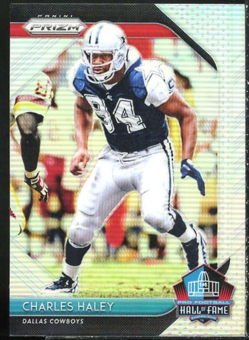 Charles Haley Card 2018 Panini Prizm Hall of Fame Prizms #27  Image 1