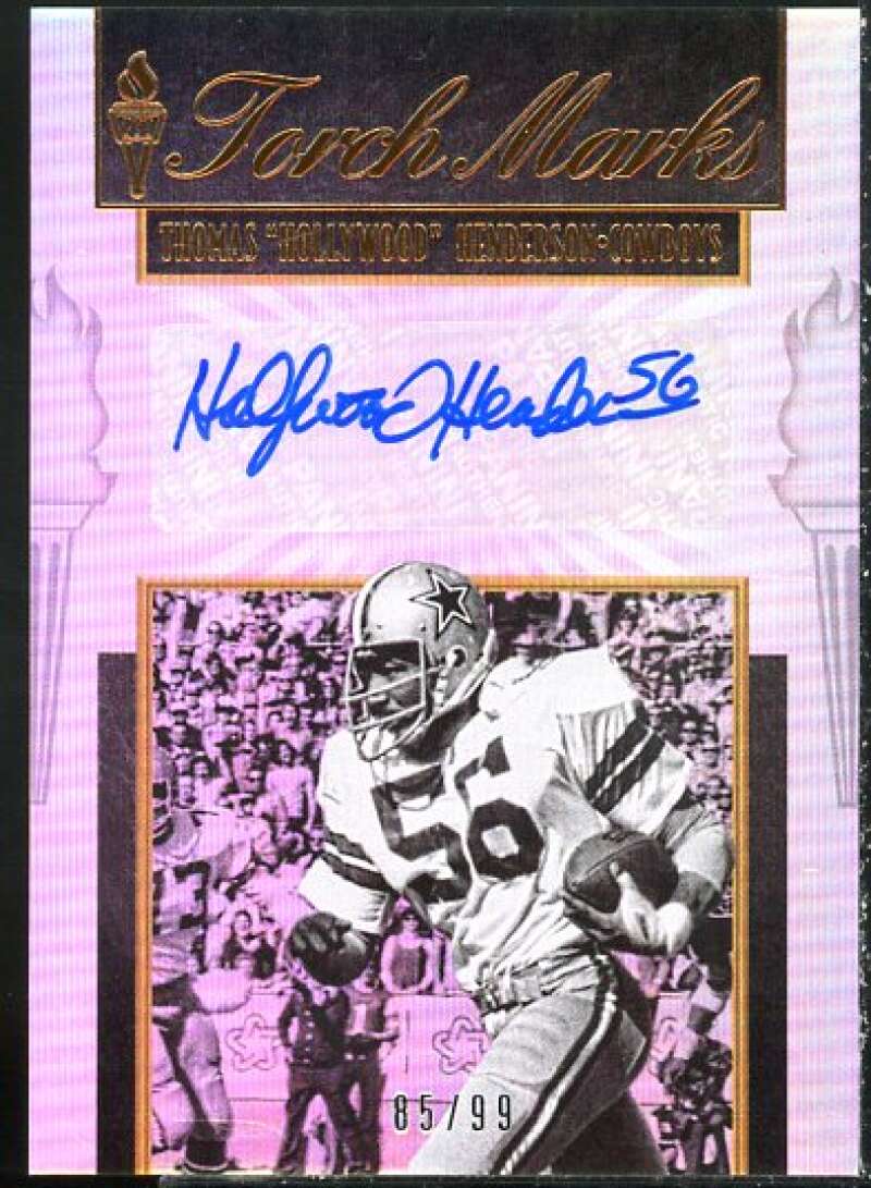 Thomas Henderson Card 2019 Panini Passing the Torch Torch Marks #2  Image 1