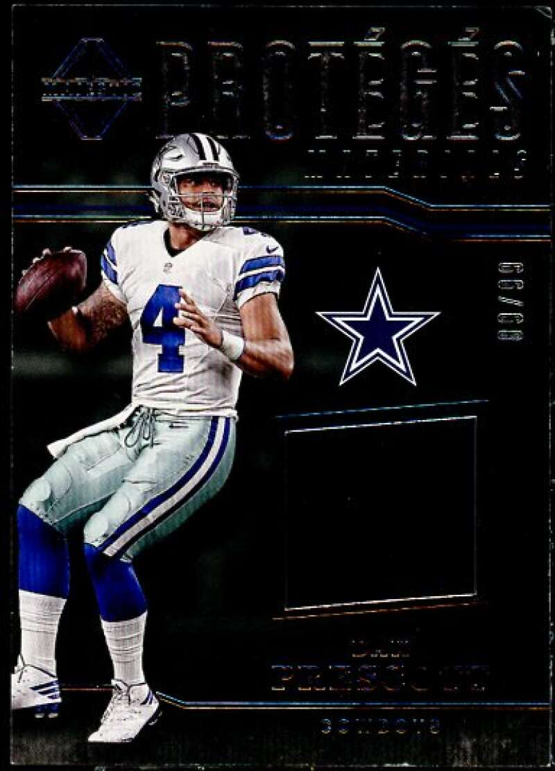 Dak Prescott Card 2017 Panini Majestic Proteges Materials #5  Image 1