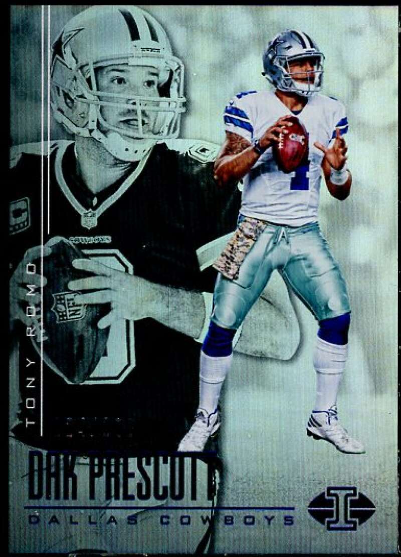 Dak Prescott/Tony Romo Card 2017 Panini Illusions Blue #1  Image 1