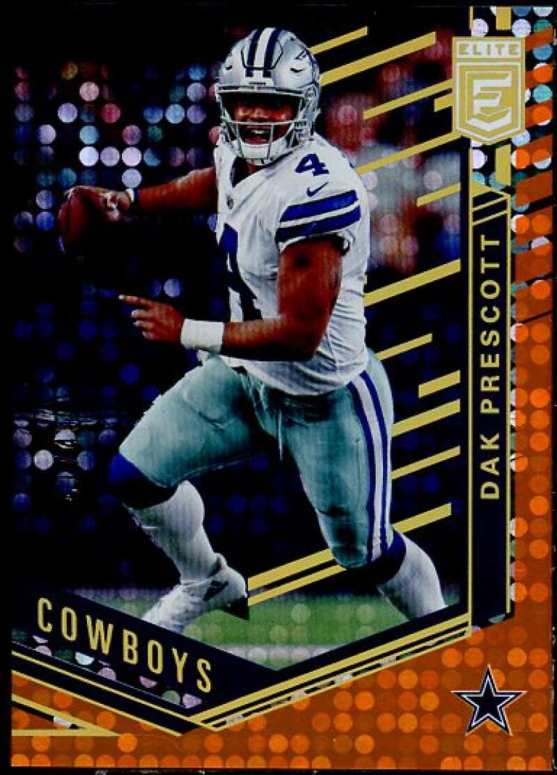 Dak Prescott Card 2018 Elite Orange #1  Image 1