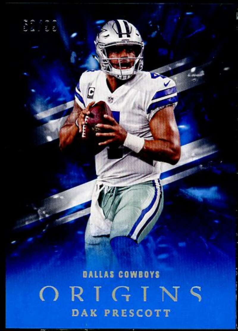 Dak Prescott Card 2018 Panini Origins Blue #50  Image 1