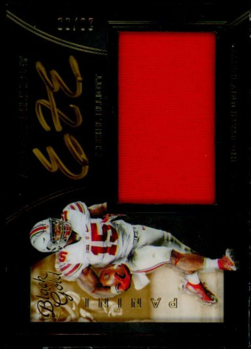 Ezekiel Elliott Rookie 2016 Panini Black Gold Collegiate Autograph Jerseys #39  Image 1